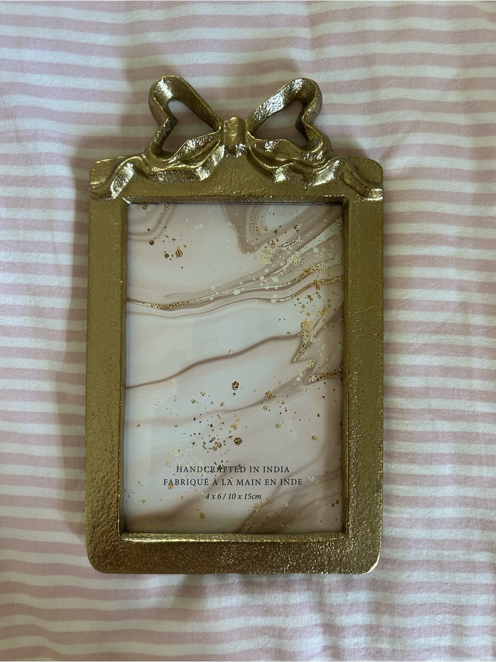 Gold Bow Frame Picture Frame by